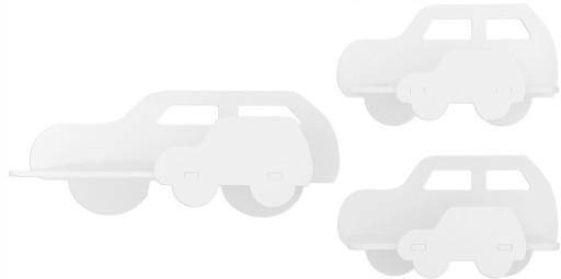 АВТОМОБИЛЬНЫЕ ПОЛКИ НАБОР 3x ПОЛКИ ЦВЕТА АВТОМОБИЛЯ