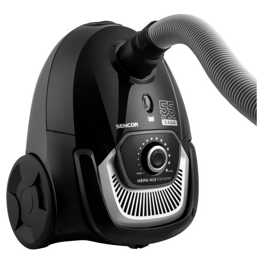 Мешковый пылесос 2л Sencor SVC 55 Тихий 75дБ HEPA H113 класс AAA