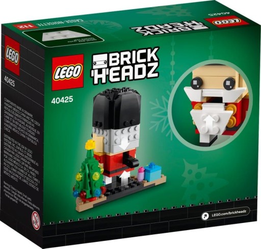 LEGO BrickHeadz 40425 Рождественский подарок «Щелкунчик» Рождественский набор