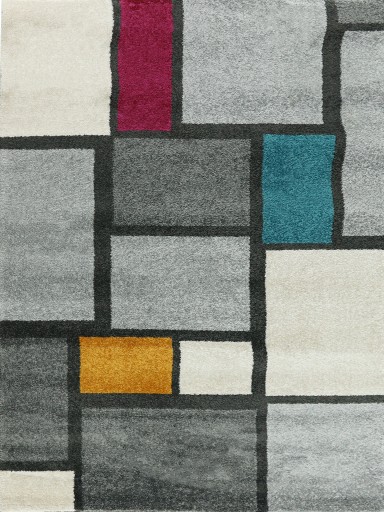 KOLOROWY DYWAN SPECTER 120x170 GEOMETRYCZNY MIŁY