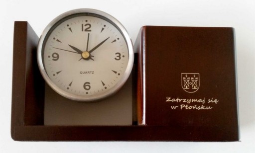 Деревянный ящик для инструментов с часами, гравировкой логотипа, 15 шт.