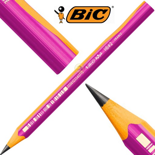 BIC GRAPH.KIDS РОЗОВЫЙ КАРАНДАШ HB ДЛЯ ОБУЧЕНИЯ ПИСАТЬ