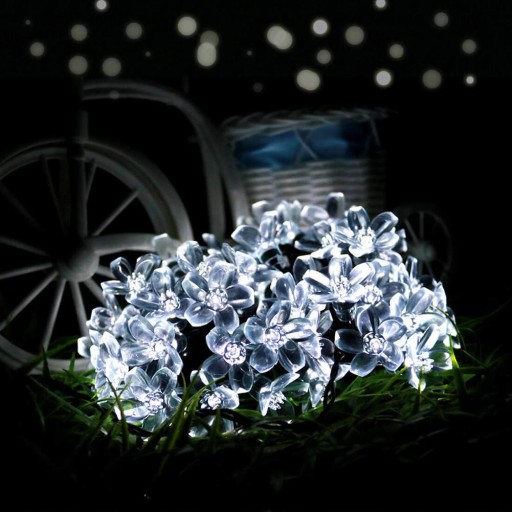 Солнечные лампы Gardage Girlanda for Terrany Ballon Flowers 50ly Cold White