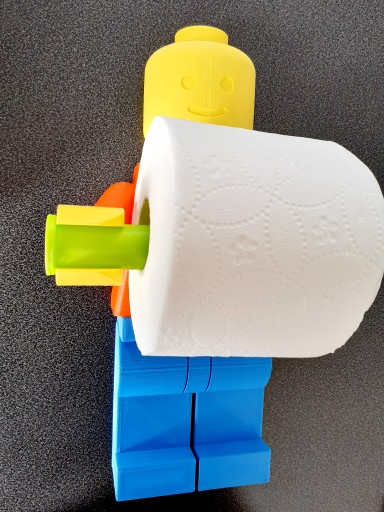LEGO MAN Ванная комната Детский держатель для туалетной бумаги