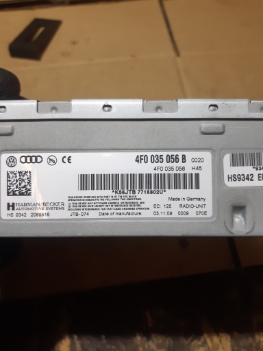 AUDI A6 C7 A6 C6 РАДИО ТЮНЕР РАДИОМОДУЛЬ 4F0035056B