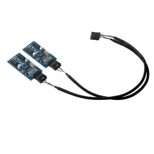 9pin USB 2.0 Header 1x żeński do 4x męski