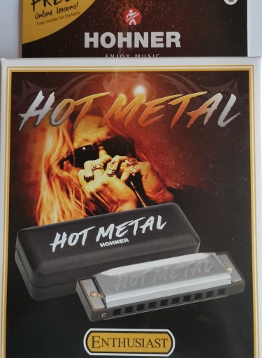 Hot Metal D-dur - Harmonijka ustna diatoniczna Hohner