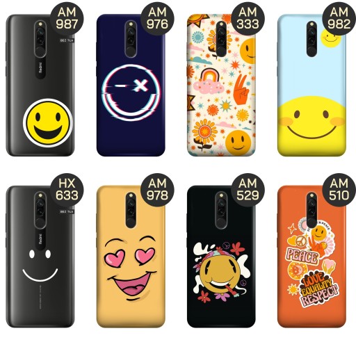 ЧЕХОЛ ДЛЯ XIAOMI REDMI 8 УЗОРОВ SMILE SMILE EMOJI КОРПУС КРЫШКА-ЧЕХОЛ