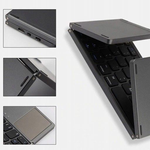 Беспроводная складная Bluetooth-клавиатура B033