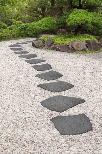 Резиновая садовая дорожка «Natural Stone», серая