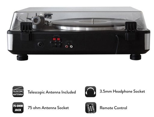 Стереосистема FM-радио DAB+ CD USB AUX Soundmaster PL979SW
