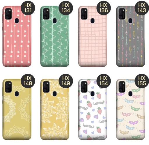 ETUI DO SAMSUNG GALAXY M21 WZORY UNIWERSALNE ZWYKŁE MIX OBUDOWA POKROWIEC