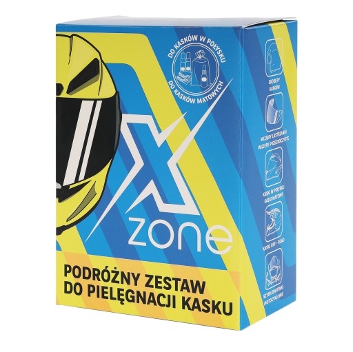 Podróżny zestaw do pielęgnacji kasku + jony srebra Xzone