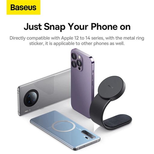 Универсальный магнитный автомобильный держатель телефона Baseus для iPhone 14 13 12 Pro
