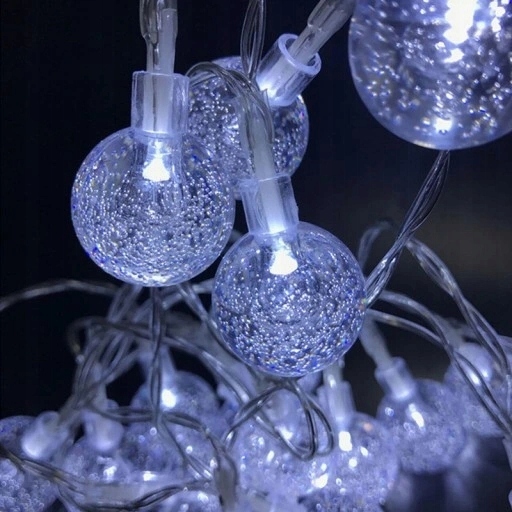 ГИРЛЕНД СОЛНЕЧНЫЕ САДОВЫЕ ЛАМПЫ 100LED 12M COLD