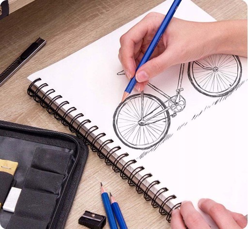 НАБОР ДЛЯ РИСОВАНИЯ SKETCHING COLIONS БЛОКНОТ 96 шт.