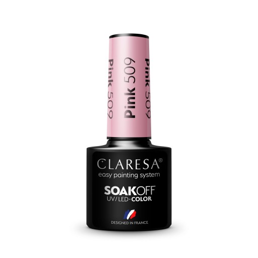 Лак для ногтей Claresa гибридный РОЗОВЫЙ 509