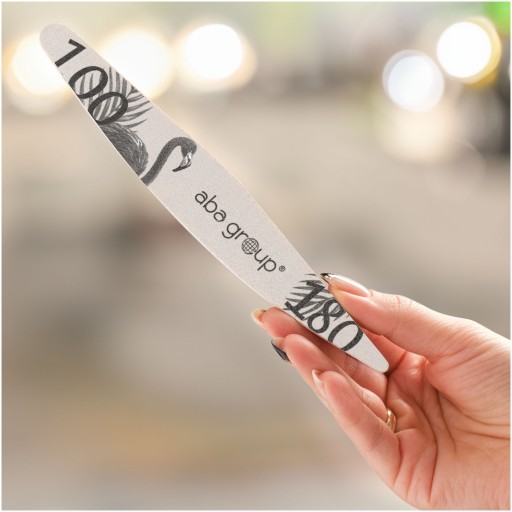 Пилочка для ногтей Wings 100/180 в фольге Aba Group