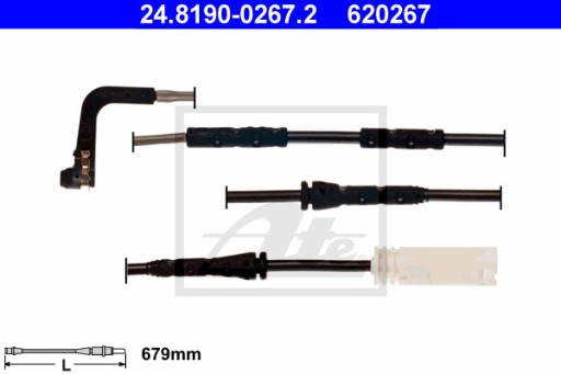 ДАТЧИК ИЗНОСА ATE PAK 24.8190-0267.2