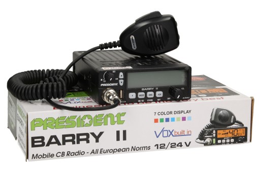ПРЕЗИДЕНТ CB RADIO БАРРИ ПРЕЕМНИК ASC ЭНДИ A3K