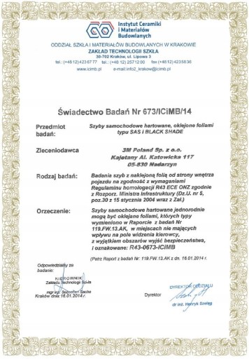 3M BS45 55% ЗАТЕМНЯЮЩАЯ ФОЛЬГА 1м x 75см