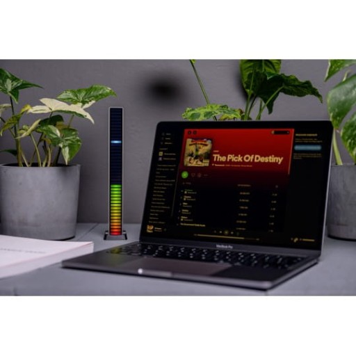 Эквалайзер RGB Redleaf 40LED - серебристый