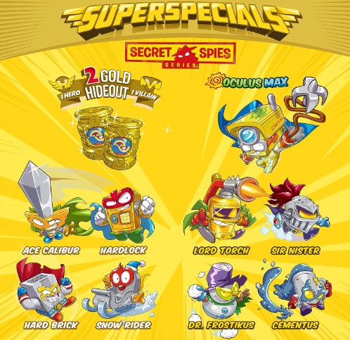SUPERTHINGS ZŁOTA PUSZKA SERIA 6 SECRET SPIES MAGIC BOX
