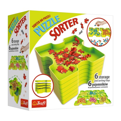 TREFL Сортировщик-головоломка | Коробочки-пазлы |6 шт.