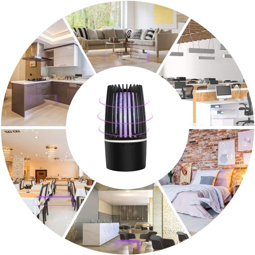 LAMPA OWADOBÓJCZA LAMPA NA KOMARY MUCHY MESZKI ĆMY MOLE OSY OWADY 2 w 1