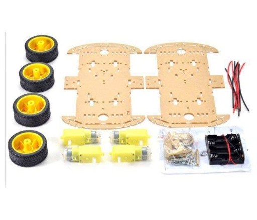 Platforma robota podwozie 4 silniki 4WD