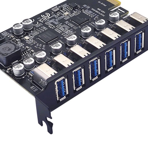 7 19-контактных портов PCIe USB3.2 Gen1