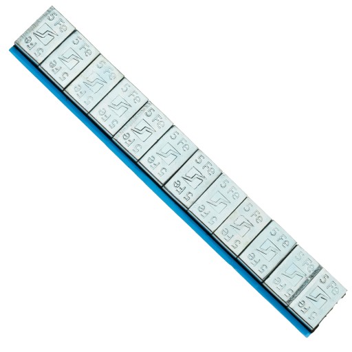 ГРУЗЫ, ПРИКЛЕЕННЫЕ К АЛЮ-ОЦИНКОВАННЫМ КОЛЕСАМ 5G STIX 100 ШТ. EDGY SLIP STRIPES