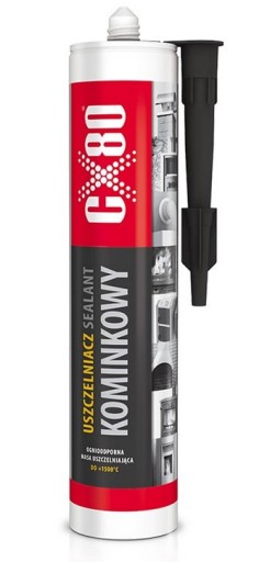 CX80 ВЫСОКОТЕМПЕРАТУРНЫЙ СИЛИКОНОВЫЙ герметик для каминной печи 1500C Масса