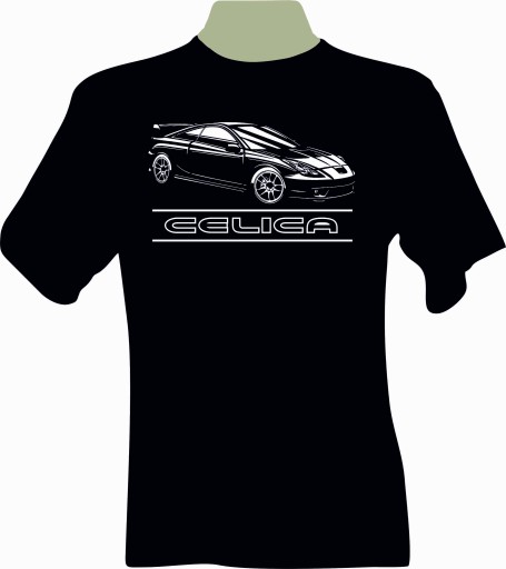 ФУТБОЛКА Футболка с фанатским принтом Toyota CELICA mk7