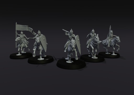 Королевская гвардия конных лордов - RRG - Medbury Miniatures