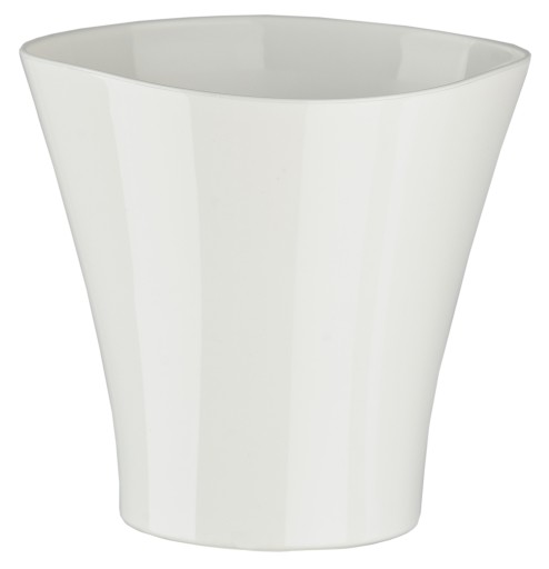 Крышка для цветочного горшка WAVE Low WHITE WHITE 16,5 см