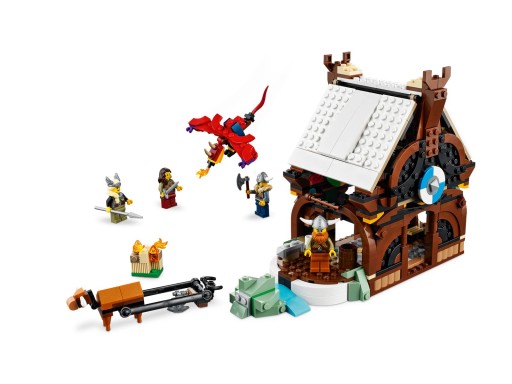 LEGO Creator 3w1 31132 Statek wikingów i wąż