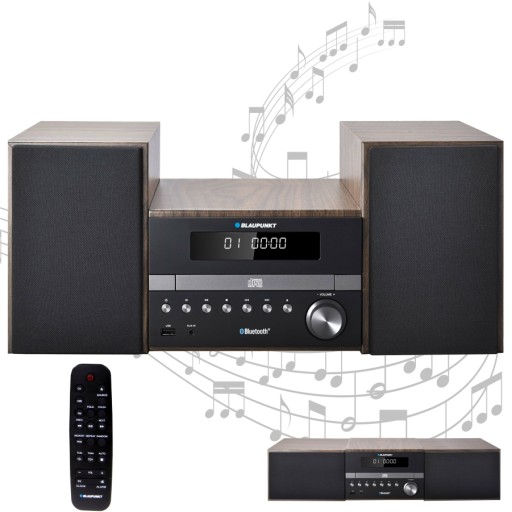 Blaupunkt MS 46BT Bluetooth CD USB Mini Tower 300 Вт
