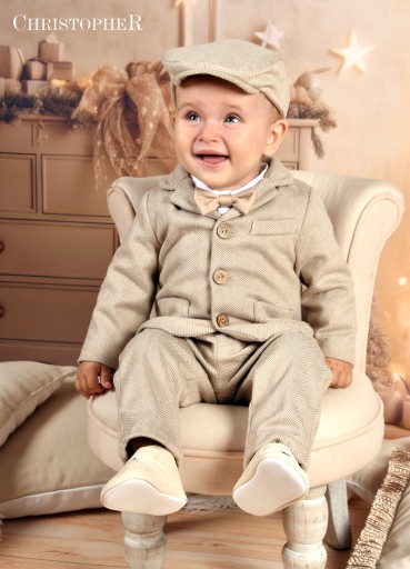 Крестильный костюм Christopher Boy, размер 74.