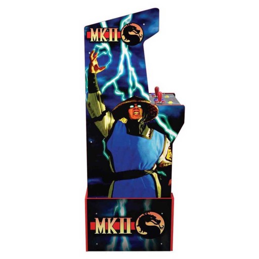 Mortal Kombat II Machine Ретро аркадная консоль, большая стоячая аркада1UP, 12 игр