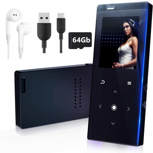 MP4 MP3-ПЛЕЕР С СЕНСОРНЫМ ВИДЕО НАУШНИКАМИ BLUETOOTH 64 ГБ