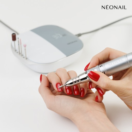 NEONAIL Серебряная дрель для ногтей ONE TOUCH 21W