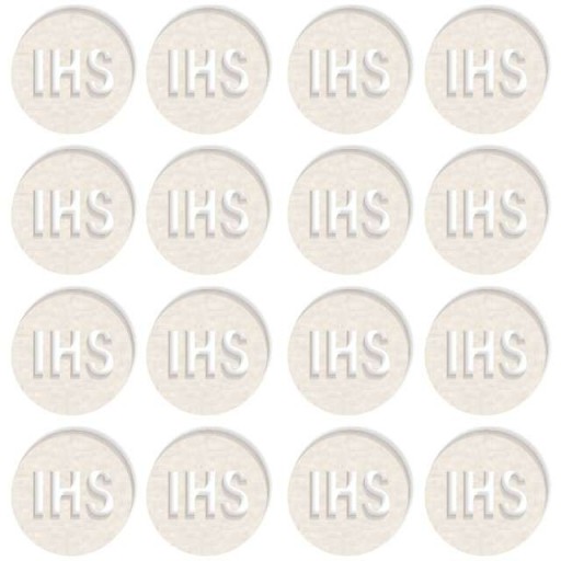 Скрапки КАРТОННЫЕ HOSTIA IHS Communion 20х20мм 16 шт.