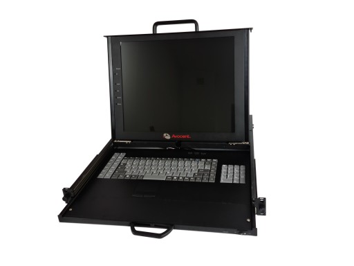 KVM LCD17-215 стойка консоль монитор клавиатура тачпад AVOCENT