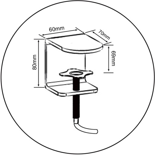 Duronic DM35Pole 80см Стержень для ручек Duronic с