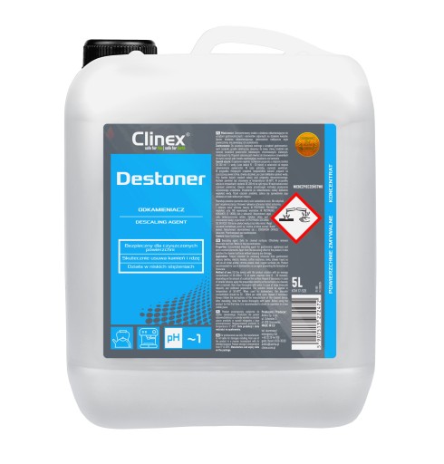 CLINEX DESTONER 5L Сильное универсальное средство для удаления накипи