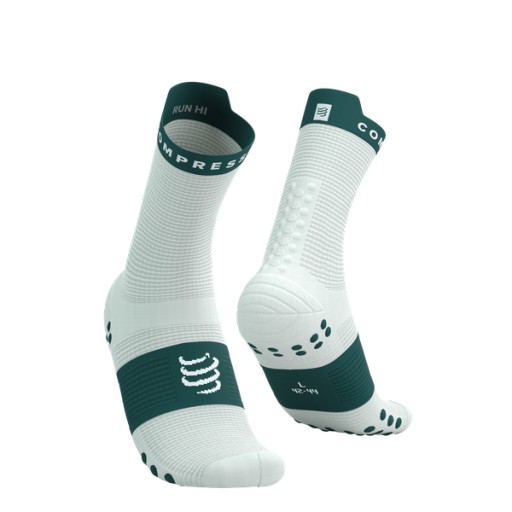 COMPRESSPORT Skarpetki do biegania wysokie V4 RUN HIGH sugar/storm T1