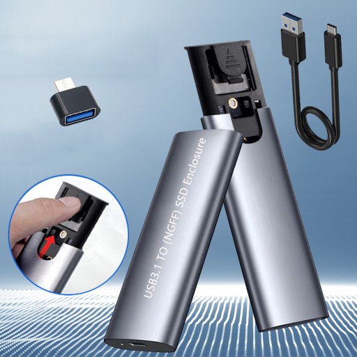 Адаптер накопителя SSD-отсек m.2 Корпус USB-C m2 SATA NGFF USB 3.1
