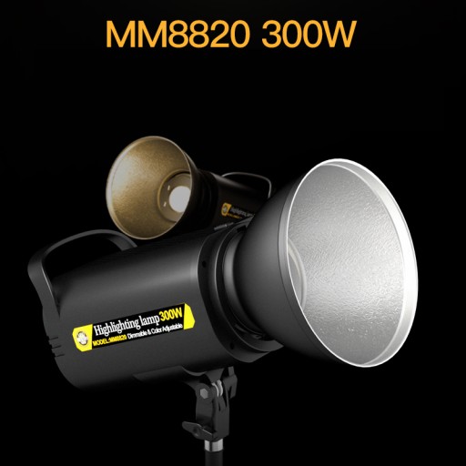 MM8820 300 Вт Свет для видеосъемки 3-цветный светодиодный студийный светильник с