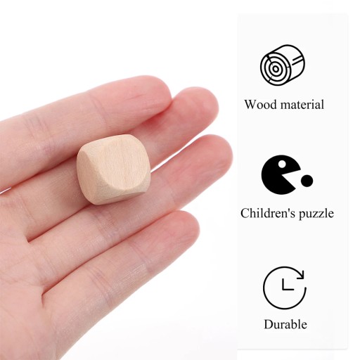 Mini Toy Niedokończone Kości do rękodzieła 20 szt